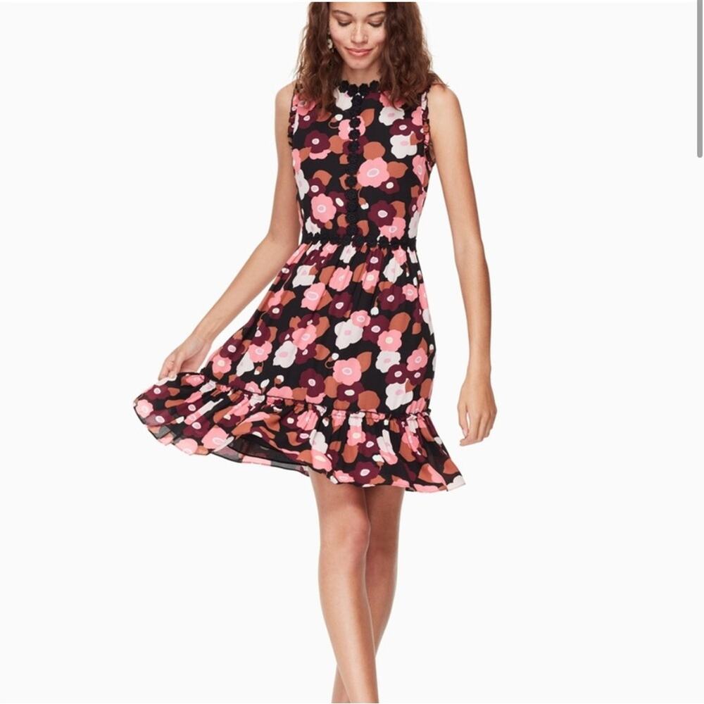 Kate Spade Blooming Mini Dress Pink